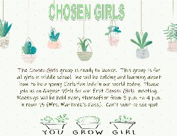Chosen Girls Invite